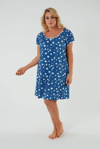 Raba koszula nocna i do karmienia Italian Fashion - druk niebieski