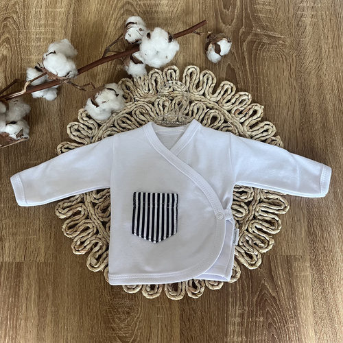 KO11611 Paski Mamatti Koszulka niemowlęca