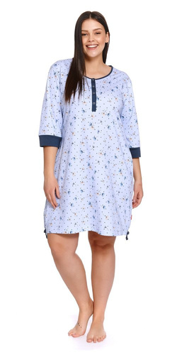 Koszula Nocna 4257 Doctor Nap - flower