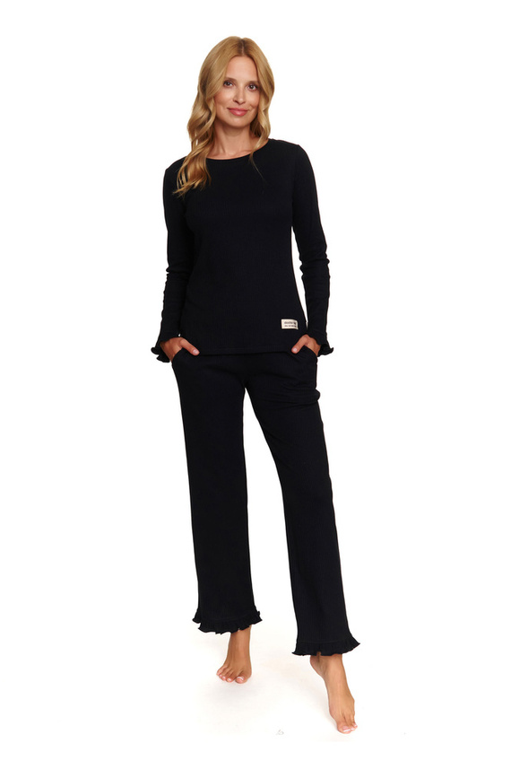 7161 Piżama Damska Doctor Nap - czarny