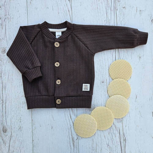 "Natural Waffel" Makoma Bluza mocha