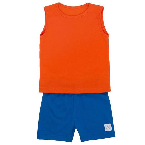 Komplet letni koszulka z szortami Martex pomarańczowy