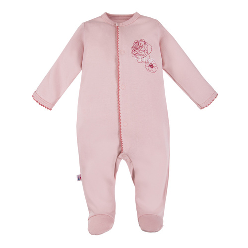 Roses Eevi Pajac dla dziewczynki- jasny róż