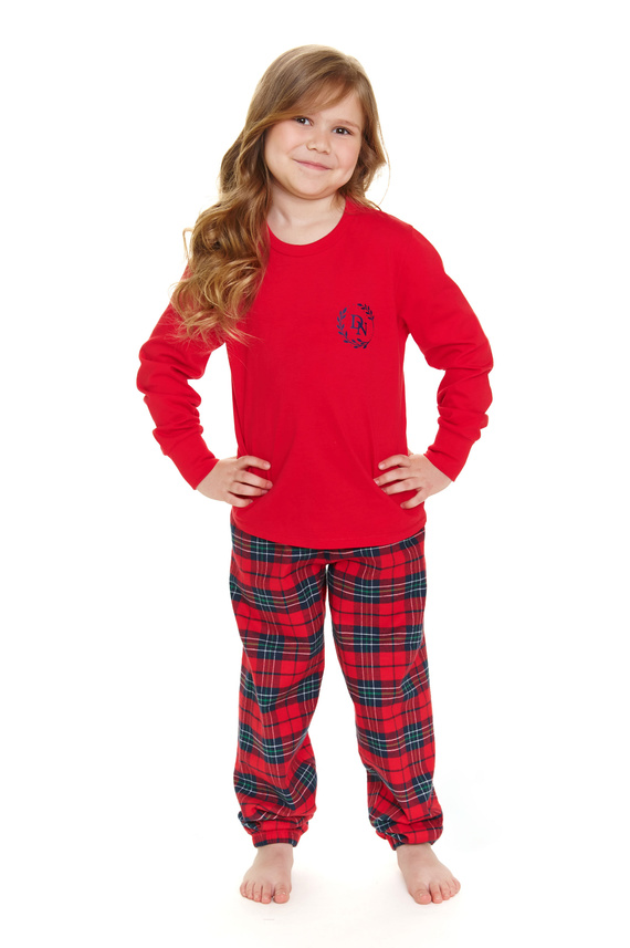 Piżama dziecięca 7129 Unisex Doctor Nap - red
