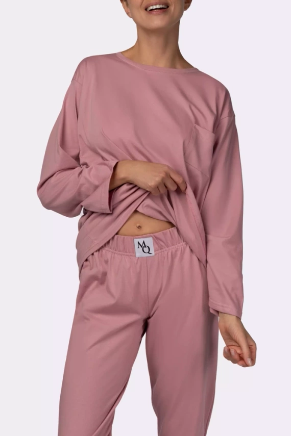 Homie longsleeve Piżama damska Mona pink