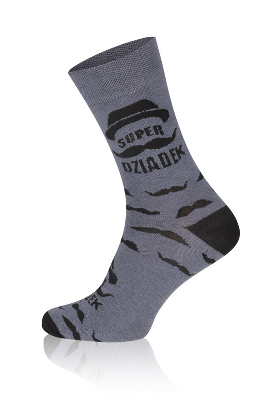 M40D Super Dziadek Italian Fashion Skarpety- grafit