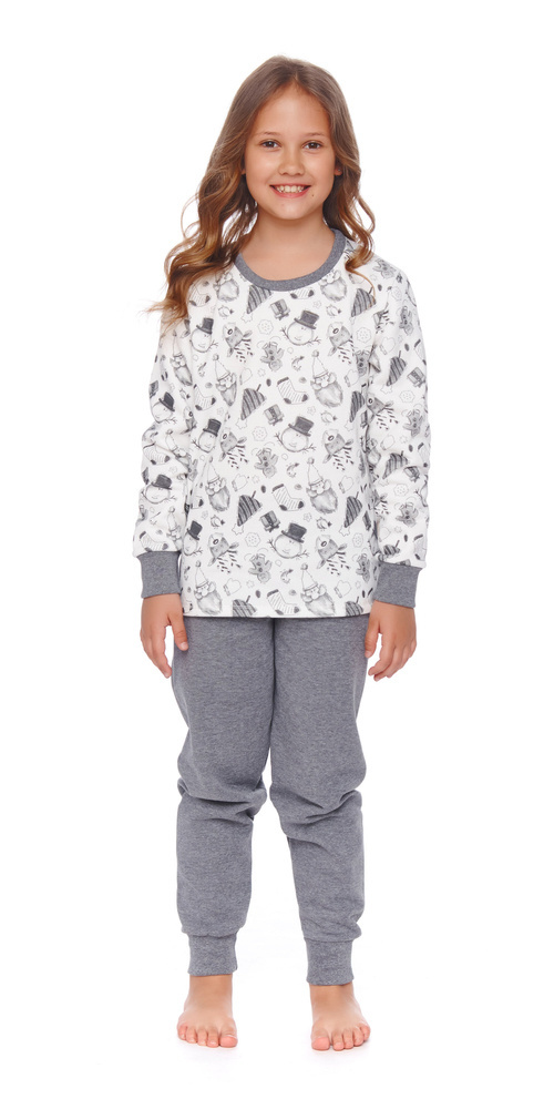 Piżama dziecięca 4548 Unisex Doctor Nap - snowman