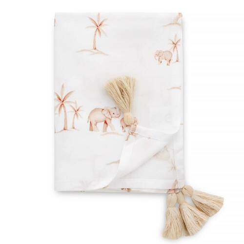 Elephants Otulacz bambusowy z chwostami Yosoy