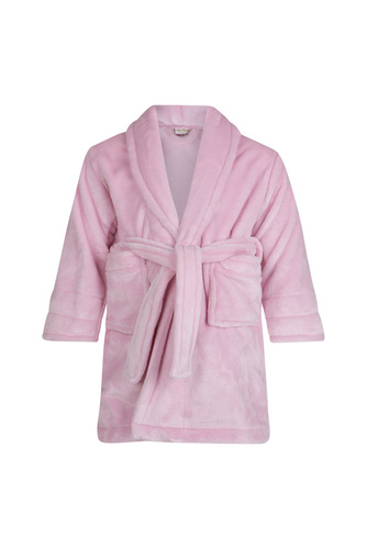 Calido Szlafrok dziecięcy polarowy ByShelly - jasny róż