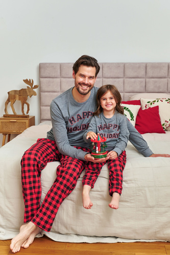 7344 Piżama męska Dark Grey Doctor Nap – 100% bawełna