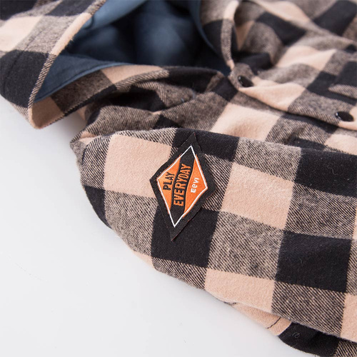 Jump Eevi Bluza rozpinana z kapturem - czarny/beżowy