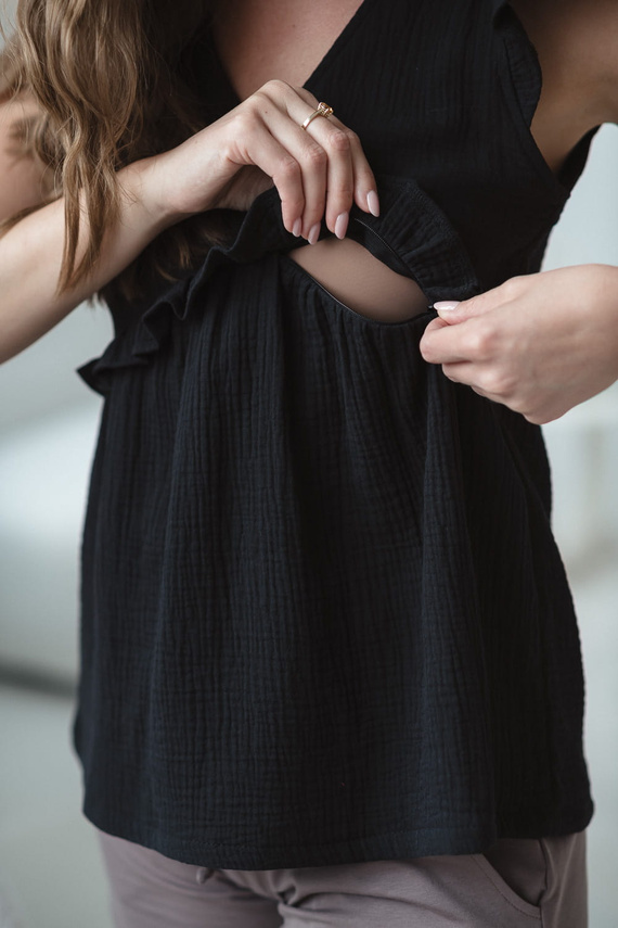 Milk Shirt Milk&Love bluzka do karmienia cappuccino