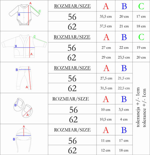 Komplet chrzcielny 5-częściowy nadruk 169398 Nicol - biały