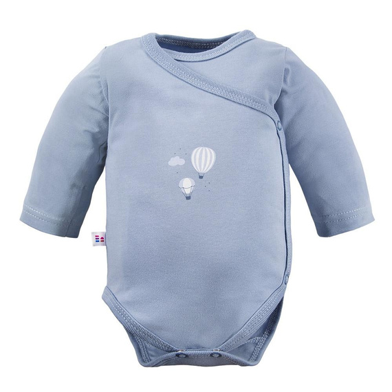 Petite Eevi Body rozpinane -niebieski