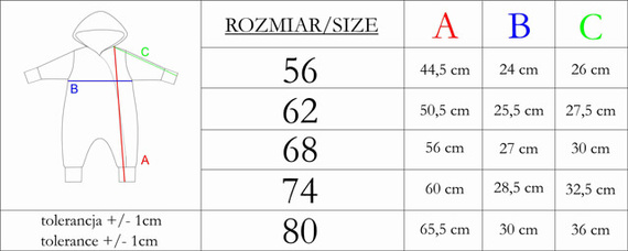 169091 Nicol Pajacyk dresowy