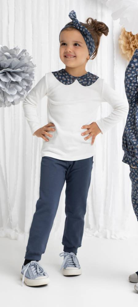 Bluzka z długim rękawem 179139 "Sonia" Nicol - granat