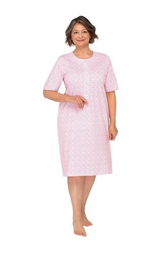 263 Basia I rozpinana koszula nocna Martel - różowa