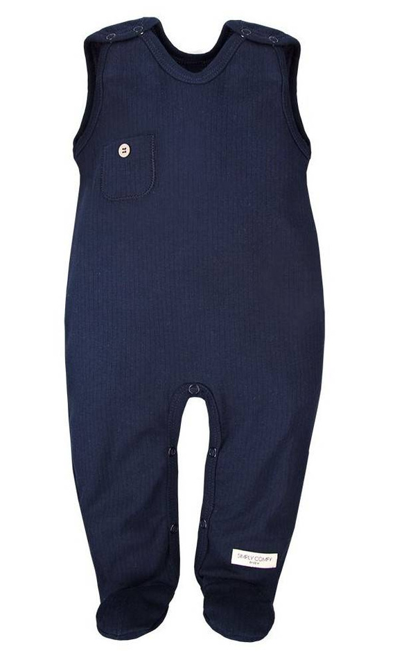 Śpiochy niemowlęce z kieszonką "Simply Comfy"  - granat