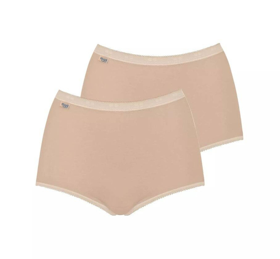 Basic + Maxi Figi Damskie Sloggi - beżowy