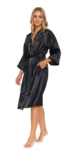 SWW.5227 Szlafrok damska Doctor Nap - black