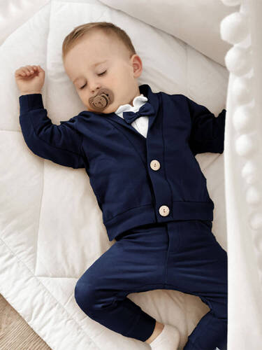 Komplet 5-częściowy nadruk 169406 "Mix" Nicol - granatowy