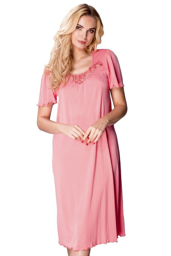 4112 Beatriz halka koszula nocna damska Mewa granatowy