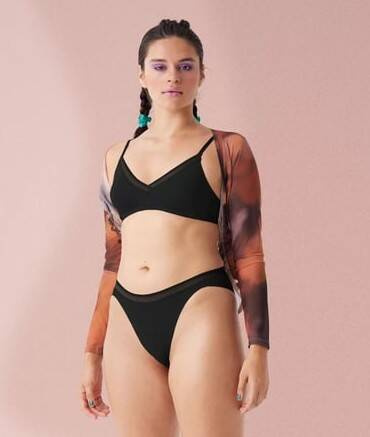 Body Adapt Twist High leg Figi Damskie Sloggi - black