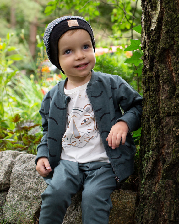 Le Tigre Pinokio Legginsy niemowlęce - zielony