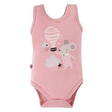 Mellow Ewa Klucze Body na ramiączkach - róż 