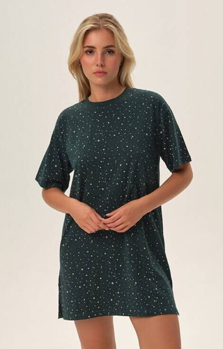 41890 Febe Koszula nocna Henderson - dark green