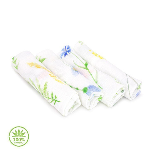 Chusteczki 100% Bamboo Muślin Fairies Makaszka