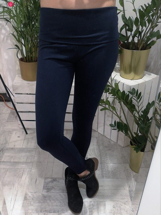 Legginsy ciążowe z wysokim pasem Milk&Love czarne