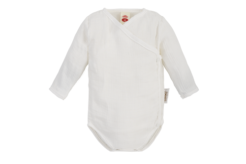 Body rozpinane muślinowe "Just Muslin" Makoma ecru