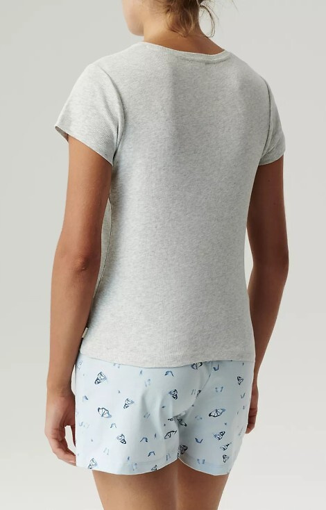 NLP-490/01 Piżama Damska Atlantic- niebieski