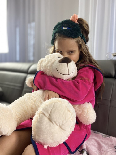 374 / 375 Desiree Szlafrok dziecięcy - malina