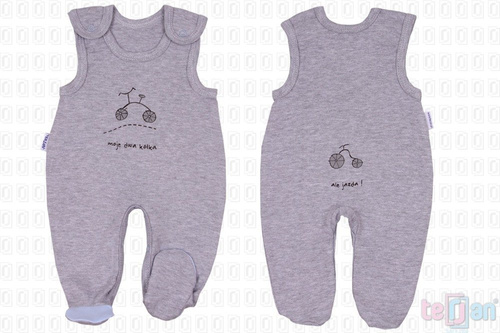 Śpioch bawełniany "BIKE" różowy Terjan