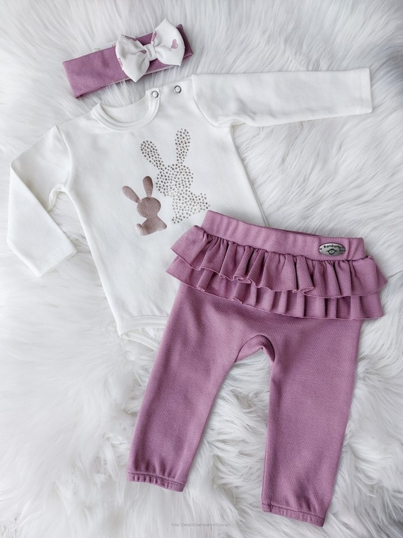 Lola Bambarillo Spodnie niemowlęce czerwony