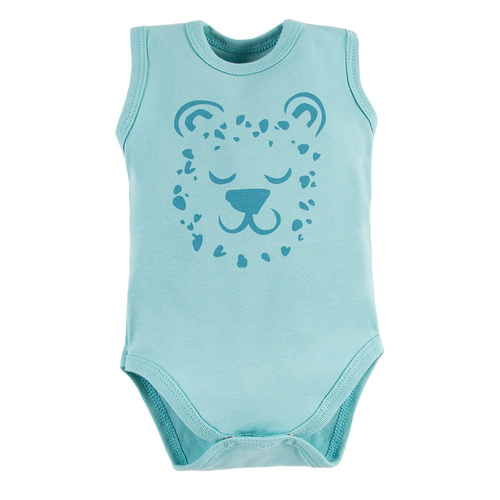 Nature Ewa Klucze Body chłopięce na ramiączkach - zielony