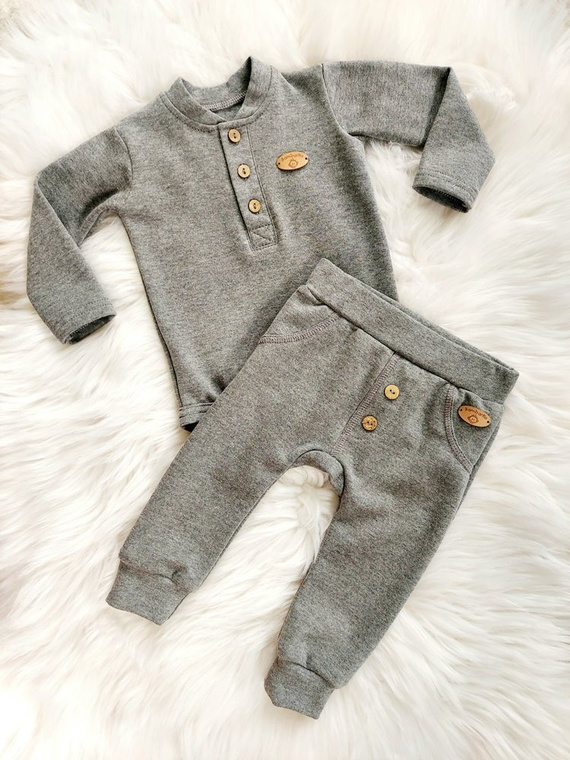 Mieszko Bambarillo Spodnie niemowlęce jasnoszary