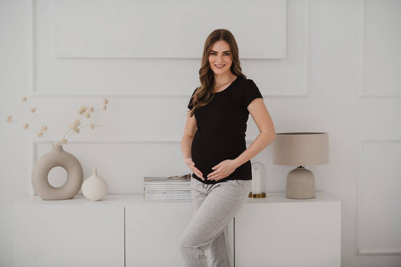 Belly Milk&Love bluzka ciążowa czarny