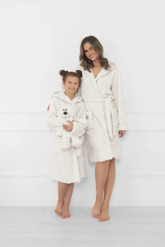 Drina Italian Fashion Szlafrok dziewczęcy - różowy