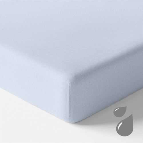 Eevi Prześcieradło dziecięce nieprzemakalny - jasny niebieski