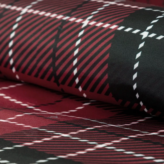 Noellie Pościel świąteczna Eurofirany czerwony – bawełna ranforce, dwustronna