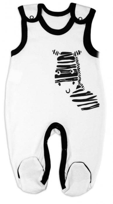 Terjan Śpioch bawełniany "Zebra" - biały