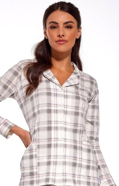 482/286 Erica Piżama damska rozpinana Cornette ecru