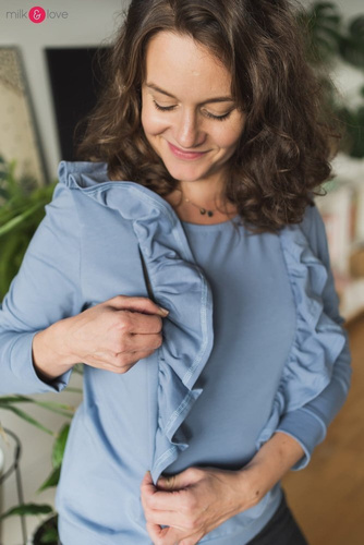 Milky Waves Milk&Love Bluzka do karmienia czarny