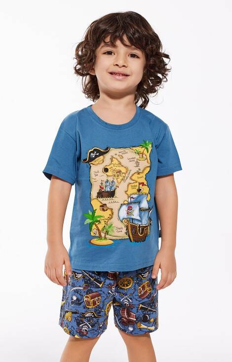 789/112 790/112 Pirates Piżama chłopięca Cornette jeans 