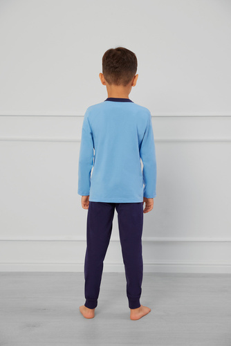 Rex Italian Fashion Piżama dla chłopca - niebieski/granatowy 