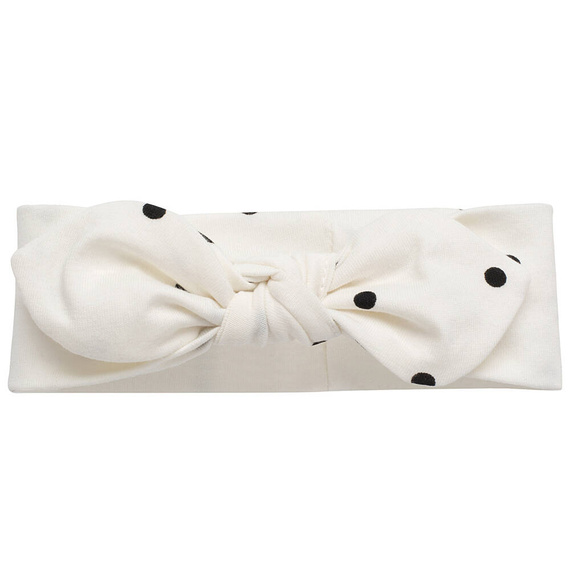 Tres Bien Pinokio Opaska dziecięca - ecru groszki