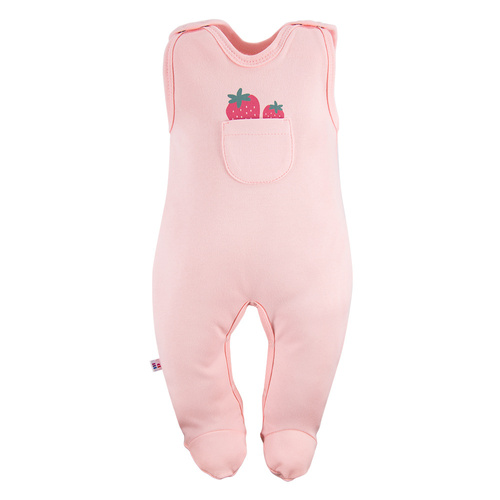 Strawberry & Love Eevi Śpiochy niemowlęce-koralowy